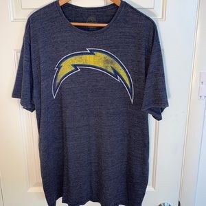 Mens Sports T Shirt Chargers XXL